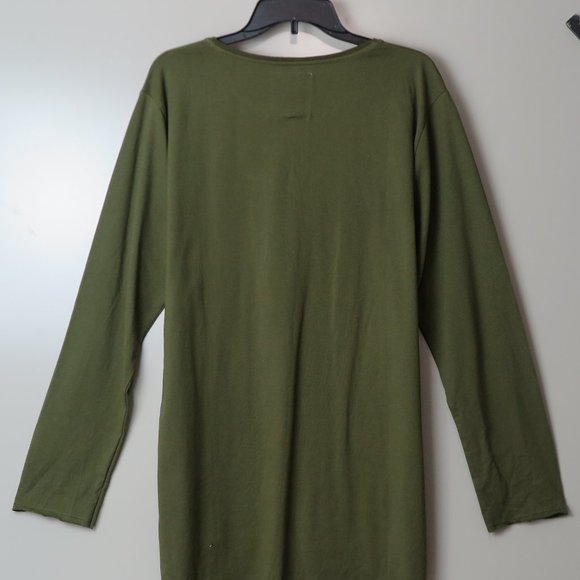 NWT Profound Aesthetic Fatigue Green Premium Basics Long Sleeve T-Shirt Size M - Picture 5 of 6
